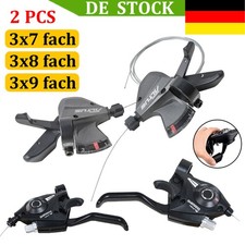 2x Fahrrad Schalthebel Altus MTB für Shimano 3x7/8/9fach 21/24/27 Gang Schaltung