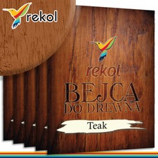 Rekol 5x 18g Pulver Holzbeize | Teak | Beize Beutelbeize Möbelbeize Pulverbeize