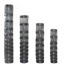 Weidezaun Knotengeflecht Wildzaun Draht Zaun 50 m Gartenzaun Forstzaun Metall