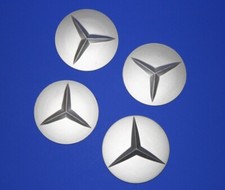 4 x Mercedes Benz Alufelgen Nabendeckel Nabenkappe Felgenkappe Kappe - Neu !