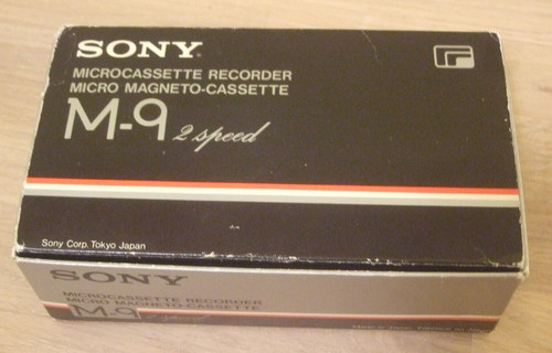Sony microcassette recorder - sony,