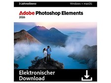 Adobe Photoshop Elements 2026 | 2 Geräte | 3 Jahre|Download|Code per eMail|ESD