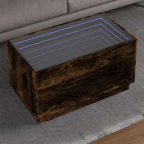 Couchtisch mit infinity led - mit, infinity-led