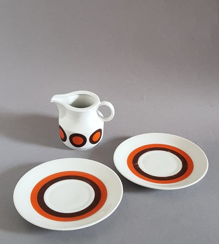 Milchkännchen 2 untertassen - milchkännchen, +