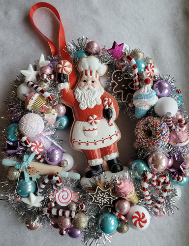 54cm weihnachtskranz türkranz - weihnachtskranz,