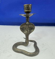 Gravierte Messing Kobra