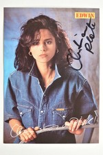 Christina Plate -  - original Autogramm -  - ca. 15x10cm - Autogrammkarte