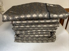 Stoffpaket  über 10kg - braun/Bronze - alte Übergardinen zum basteln