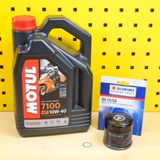 Ölwechselset Original Ölfilter Motul 7100 10w40 Für: Suzuki VL C 800 Intruder