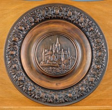 Vintage Wandteller mit Schloß