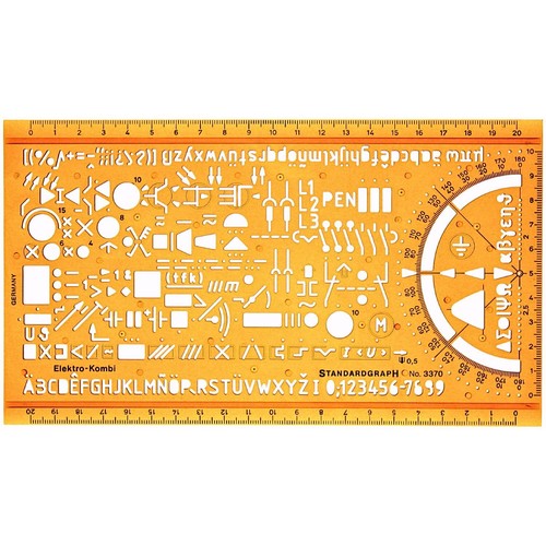 Elektro schablone - elektro,