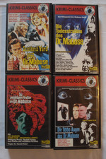 4 VHS CASSETTEN DR. MABUSE