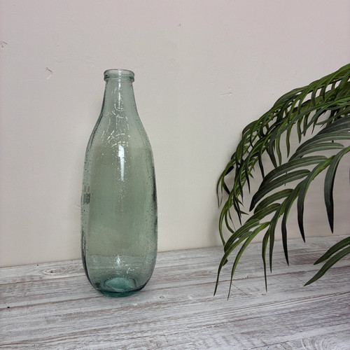 Vase grün glas vintage deko - vintage,