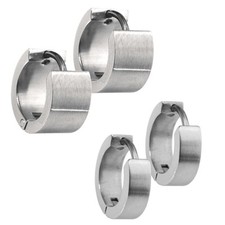 SALE Klappcreolen Edelstahl