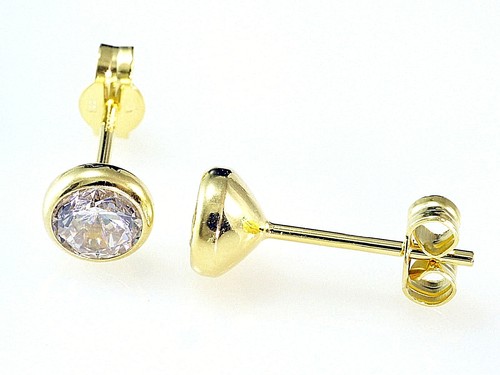 333 gold kelch ohrstecker - kelch,