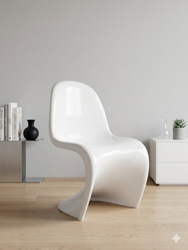 Verner panton chair - chair, fehlbaum