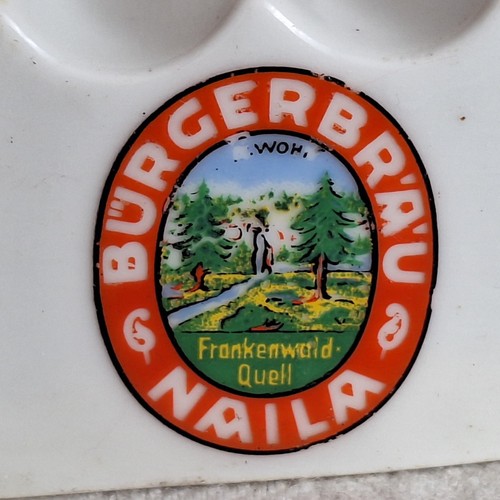 Alter werbeaschenbecher - werbeaschenbecher, "