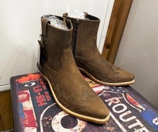 Westernstiefel leder boots old - westernstiefel,