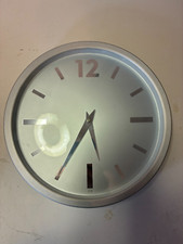  TCM Design Wanduhr 25cm Quarzuhrwerk Wanduhr Aluminium 3x vorhanden