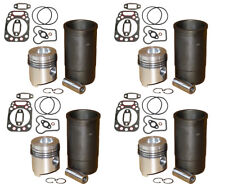 4x Zylinder + Kolben + Dichtungen MWM D208-4 - Fendt Farmer Farmer 3 4 Favorit 3