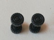 Lot 1415 zwei Achsen mit Rädern für Gabelstapler von Wiking in 1:87 aus Sammlung