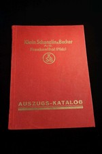 Klein, Schanzlin & Becker Frankenthalt - Katalog 1928 Dampfmaschinen , Pumpen