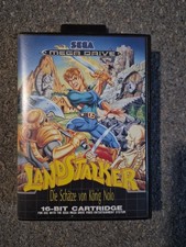 Sega Mega Drive 16 Bit Spiel Landstalker mit  Players Guide +Steuerungskonvertor