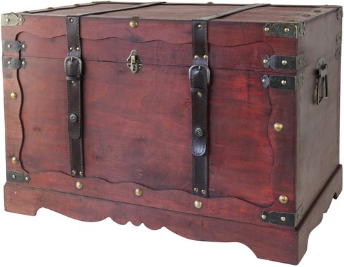 Hmf schatztruhe aus - aus, holz