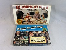 Konvolut Vintage Gesellschaftsspiele Das längste Wort / Das Konto ist gut ��