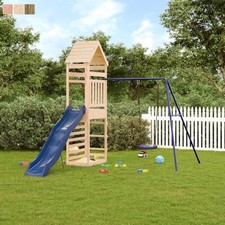 Spielturm Kletterwand Rutsche