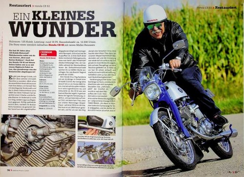 Oldtimer praxis 3221 honda - oldtimer, cb