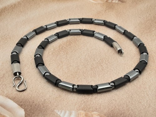 Kette collier bicolor - kette,,