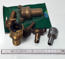 Rohrverbinder Hahnanschluss Schlauchtülle Messing Chrom 1053g