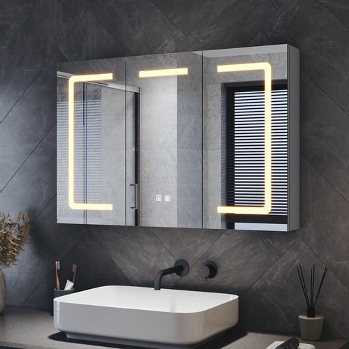 Spiegelschrank bad mit led - spiegelschrank,