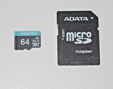 ADATA Premier Pro microSDXC 64GB Speicherkarte, UHS-I U3, A2, Class 10 R100/W80