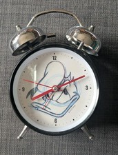 Disney Donald Duck Vintage Style Wecker Schwarz Retro