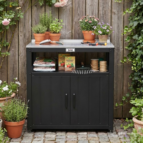 Pflanztisch gartenschrank - pflanztisch,