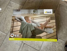 Hauck Alpha Bouncer Deluxe 2in1 Babywiege Babyschaukel Wippe Wiege Schaukel grau