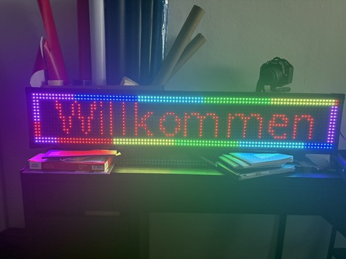 Led werbetafel - led, /