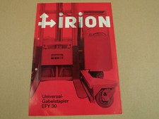Prospekt Irion EFY30 Universal