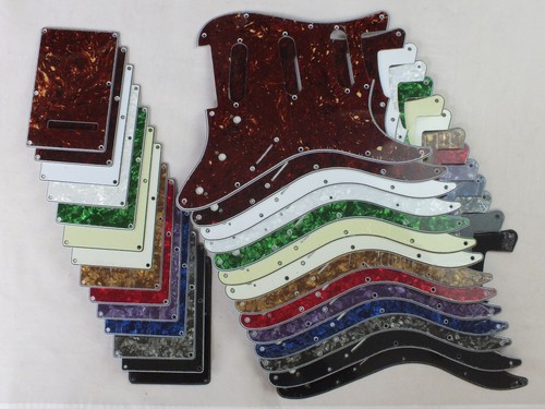 Stratocaster kratzplatte set - stratocaster,