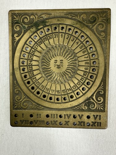 Vintage ewiger kalender - ewiger,
