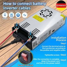 Upgrade Schaltnetzteil 50A 600W Trafo Netzteil DC 12V Netzadapter Transformator