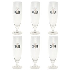 6x Jever Bierglas Tulpe Glas