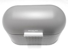 Michelino Brotkasten grau matt Brotbox  Brotbehälter