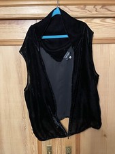 Giorgio Armani Weste Schwarz Viskose (M)