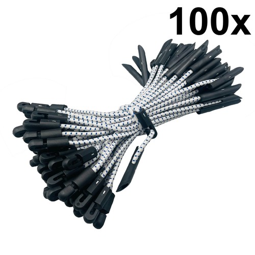 100x elastische gummis knebel - 100x,