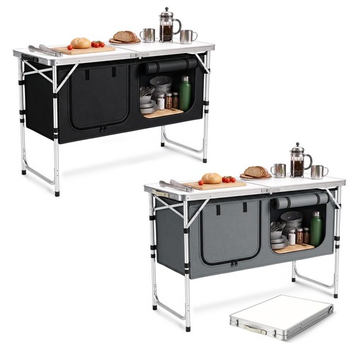 Alu faltbar campingschrank - alu,