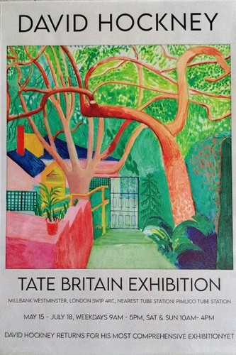 David hockney the gate - david,