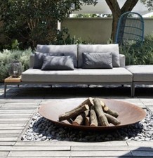 Ø 60 cm - Ø 200 Feuerschale Cortenstahl,Gartenschale,Klöpperboden,Feuerkübel